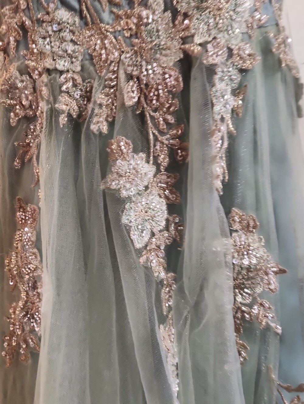 Colette Mon Cheri Women's  Satin Cotillion Evening Ball Cocktail Dress Sz 4 - Picture 8 of 16